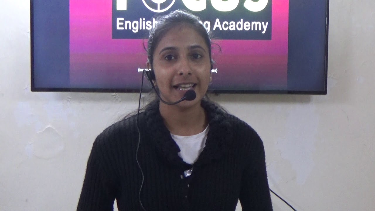 Hi-Tech Focus ,speech by student