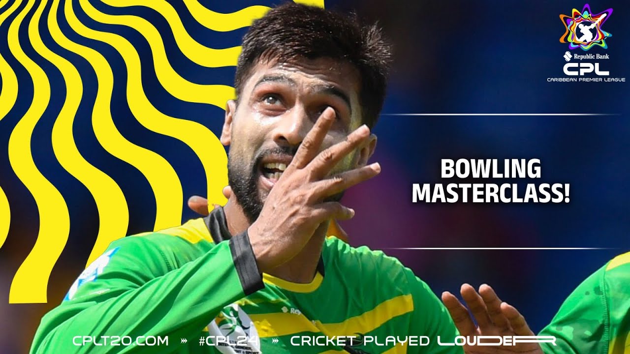 Mohammad Amir Takes FOUR Brilliant Wickets in an Amazing Bowling Spell! | CPL Memories