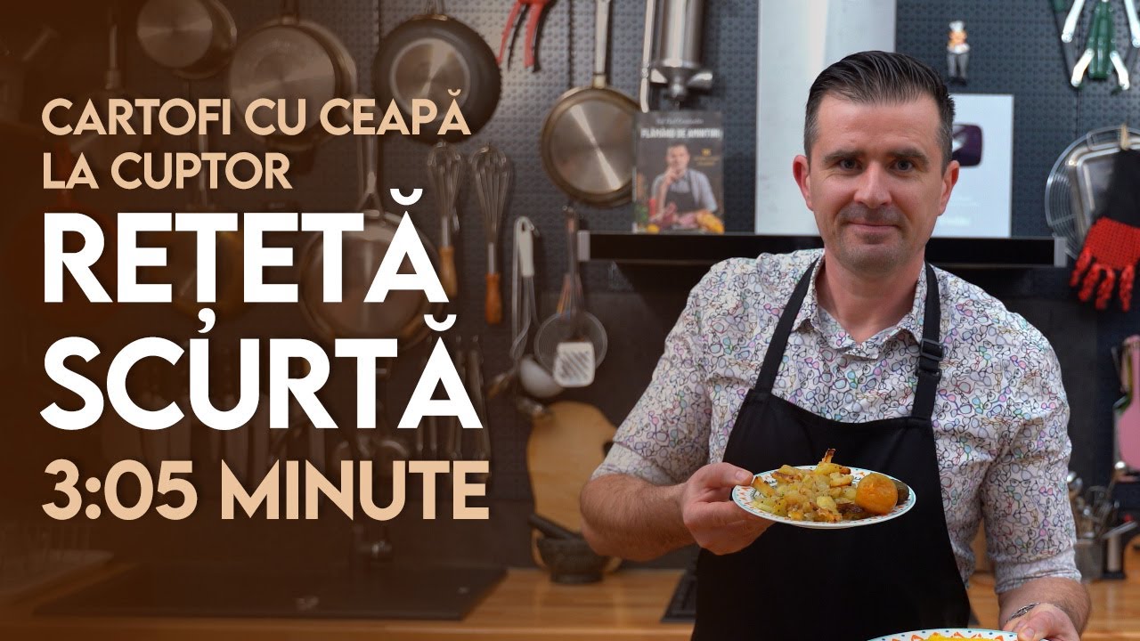 👉 Rețeta Scurtă: Cartofi cu ceapă la cuptor - Șef Paul Constantin