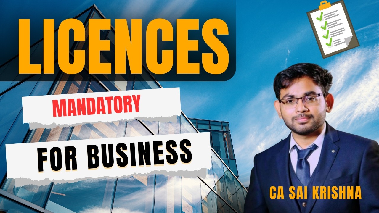 Which Licenses Are Mandatory for Business in India? | Telugu | CA. SAI KRISHNA