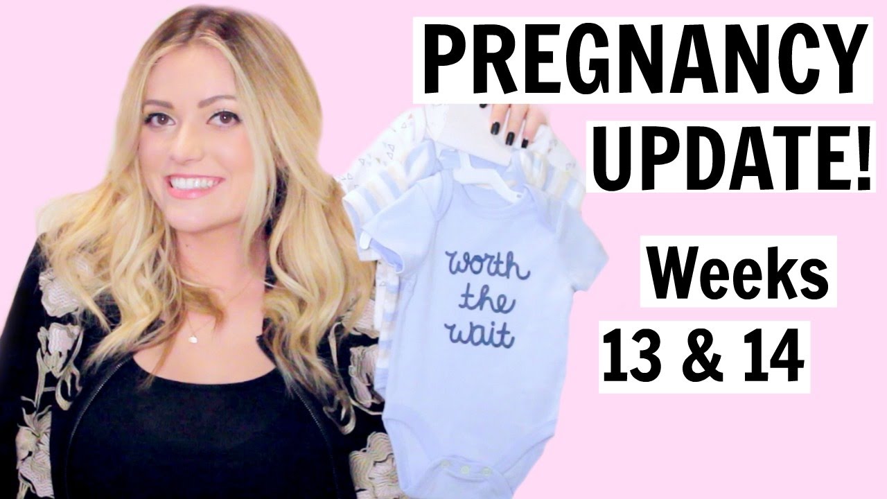 PREGNANCY UPDATE! [Weeks 13 & 14] Weight Gain? Baby Clothes!