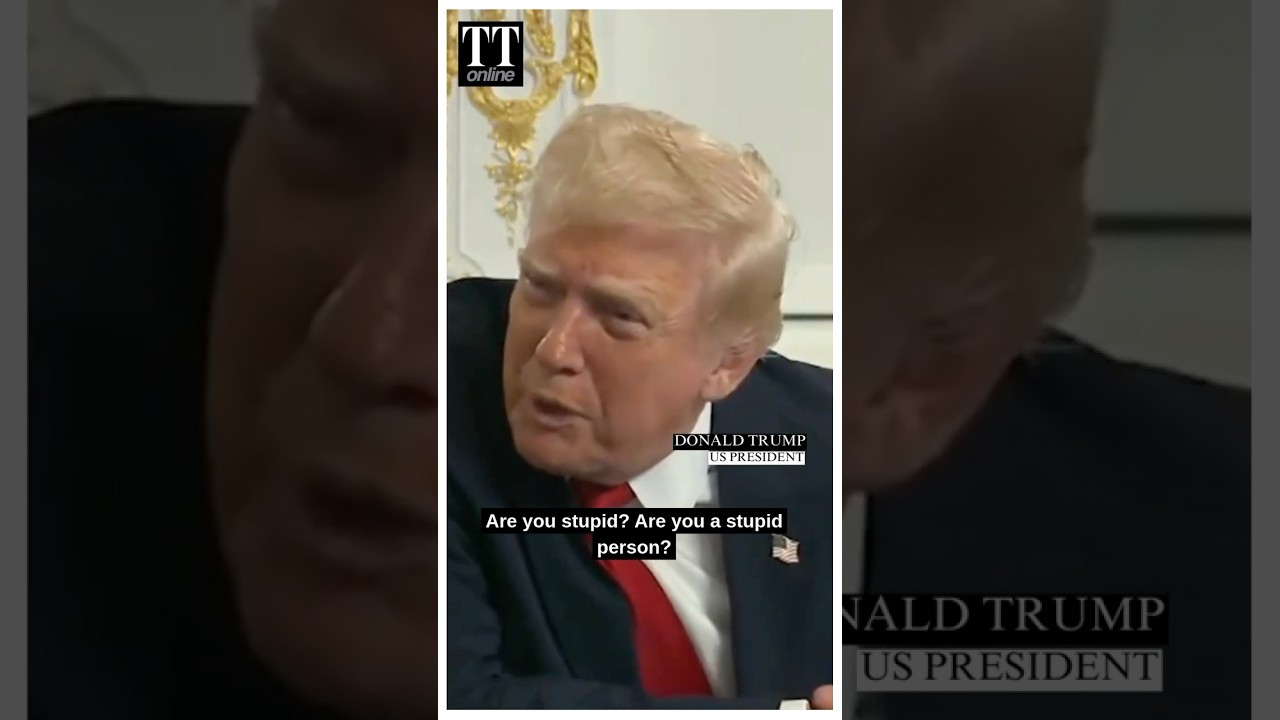 “Are You Stupid?” — Trump Tells Reporter Over Question on White House Shooting