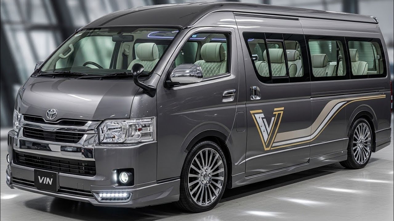 Новый роскошный микроавтобус Toyota HiAce, изготовленный на заказ | VIP-транспорт для деловых пое...