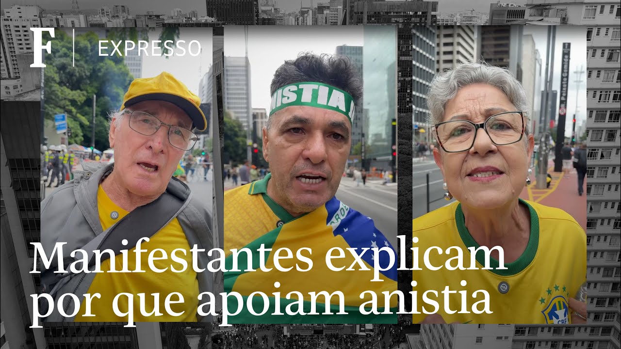 Manifestantes explicam por que foram ao ato pela anistia convocado por Bolsonaro