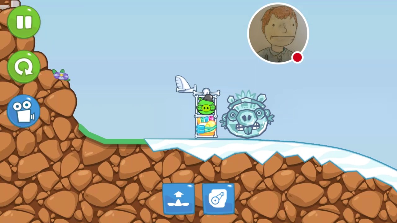Let's play BAD PIGGIES: The End of The Road to El Porkado