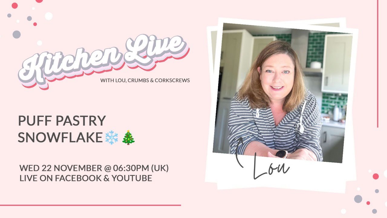 ❄️ Kitchen LIVE - Puff Pastry Snowflake ❄️