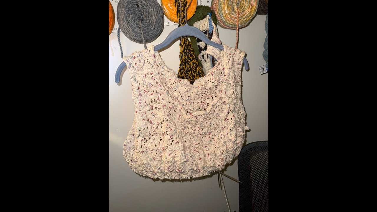 Knitting Vlog Episode 3 - Love Letter Top Finale - Sneak Peak for Next Project