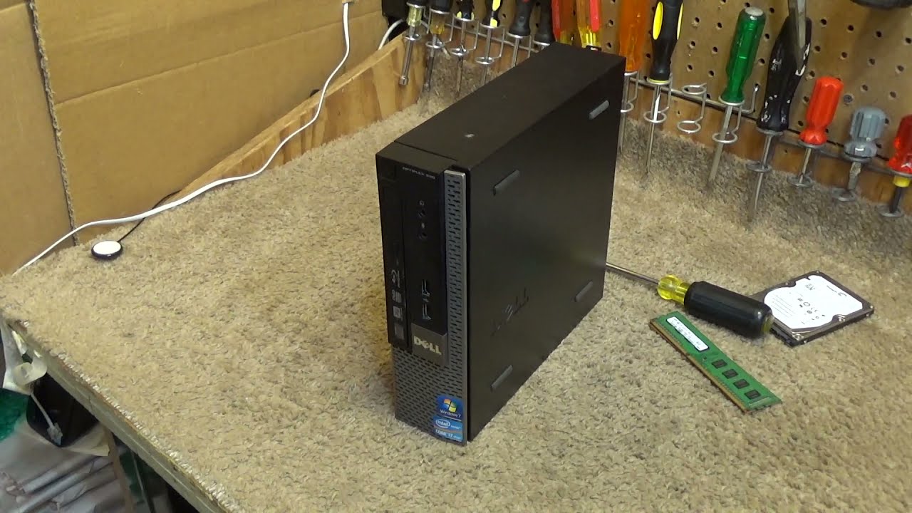 Dell Optiplex 990 USFF Desktop Computer | Hard Drive and Memory Replacement