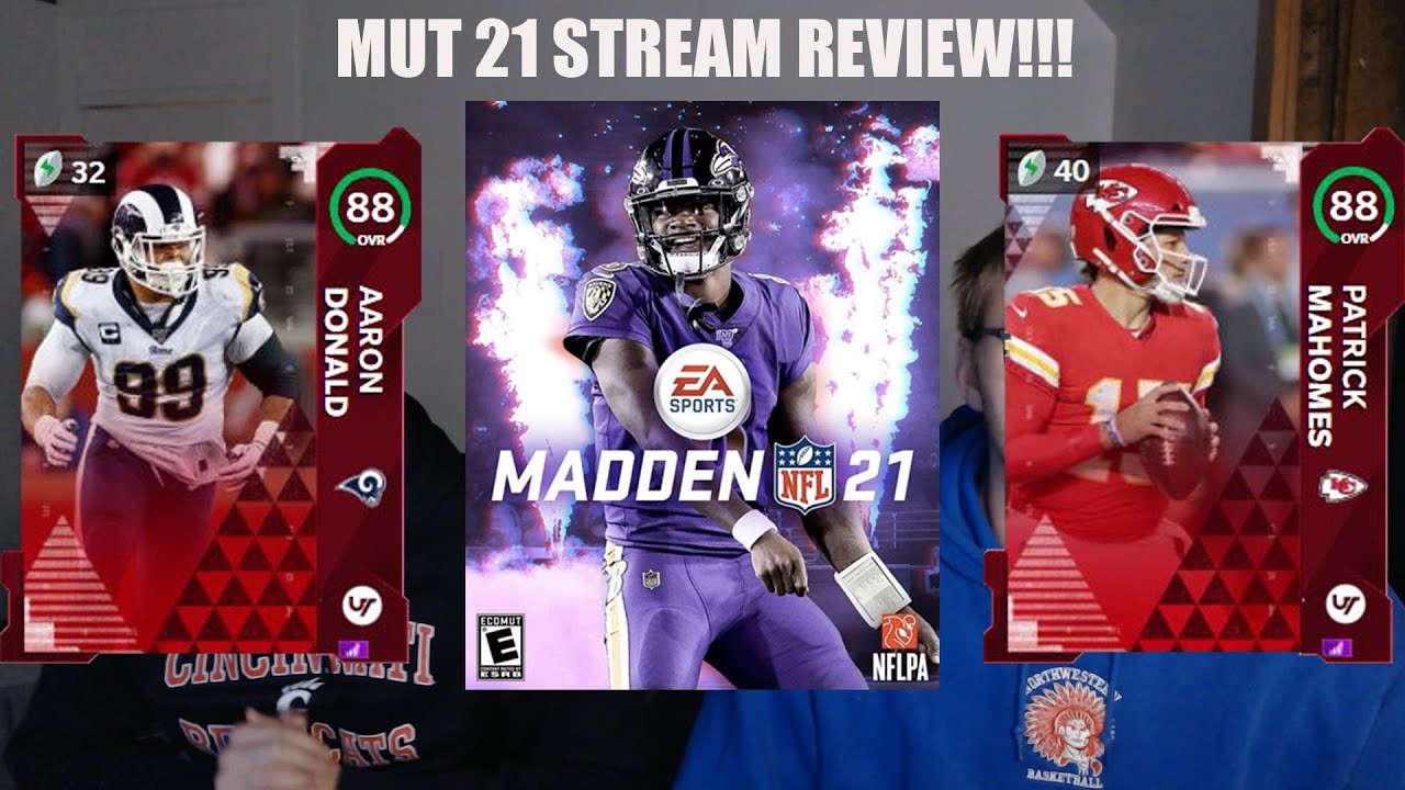 MADDEN 21 ULTIMATE TEAM STREAM REVIEW!!!!