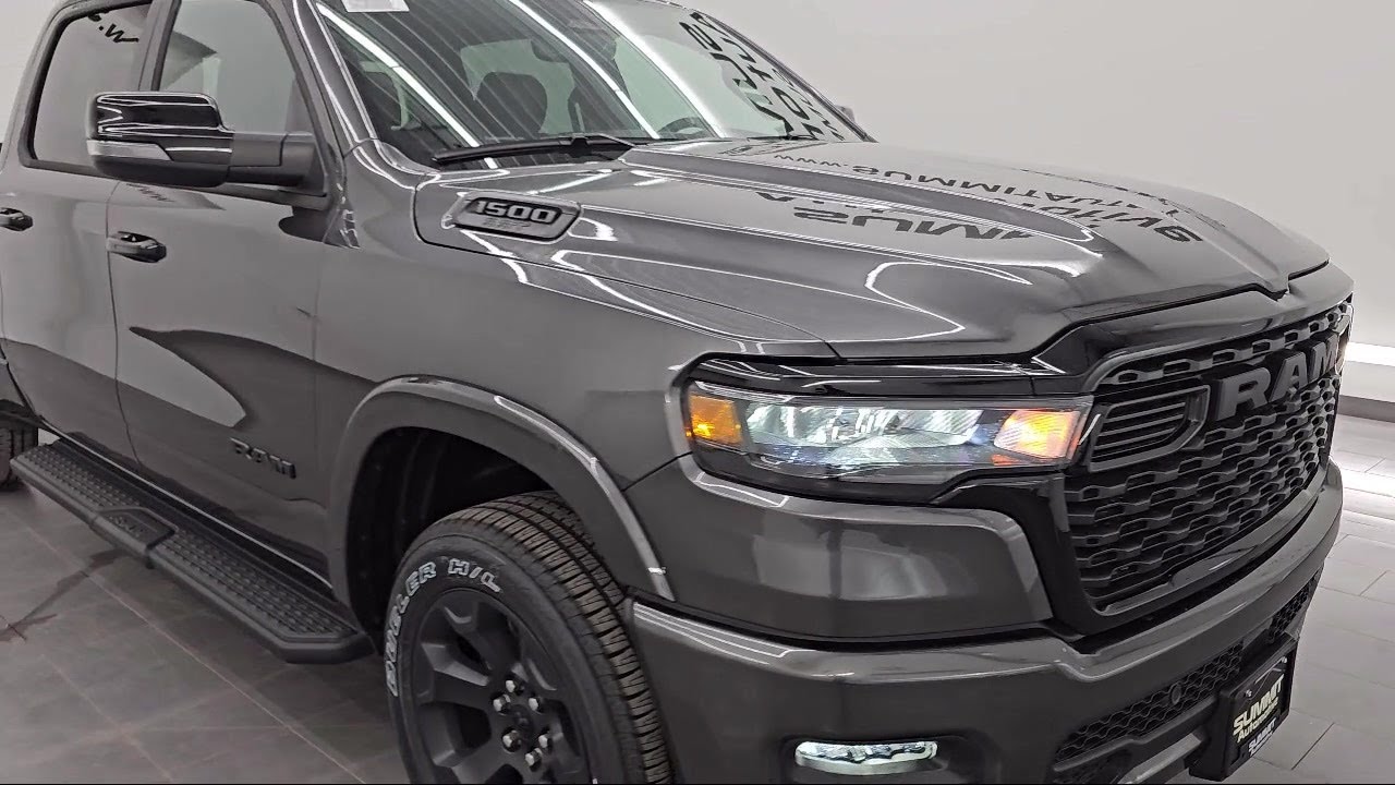2025 Ram 1500 Big Horn Granite Crystal Metallic Clearcoat New. walk around for sale in Fond Du Lac,