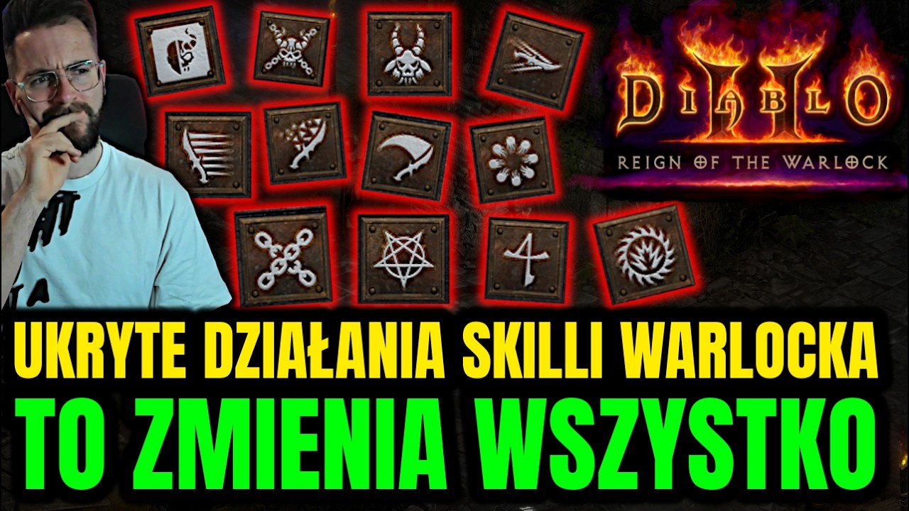 TAJEMNA WIEDZA o SKILLACH WARLOCKA w Diablo 2: Resurrected: Reign of the Warlock *DEEP DIVE*