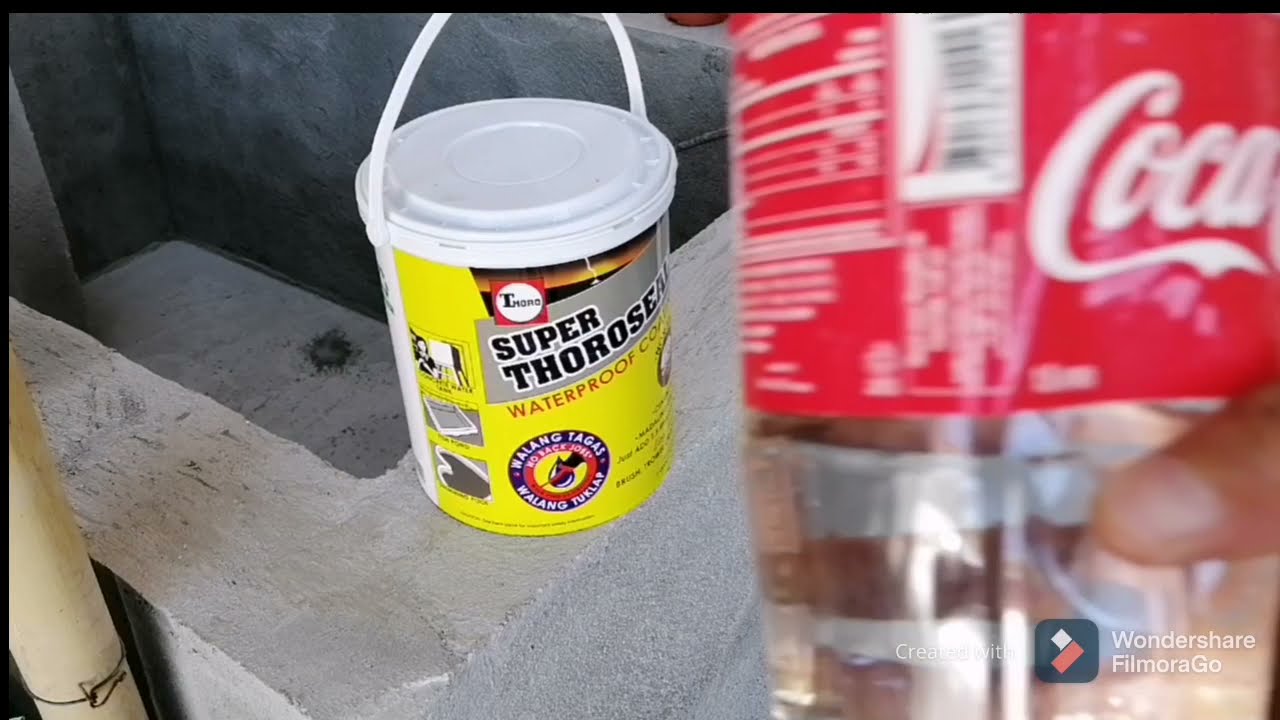 THOROSEAL WATERPROOFING FOR MY KOI POND.