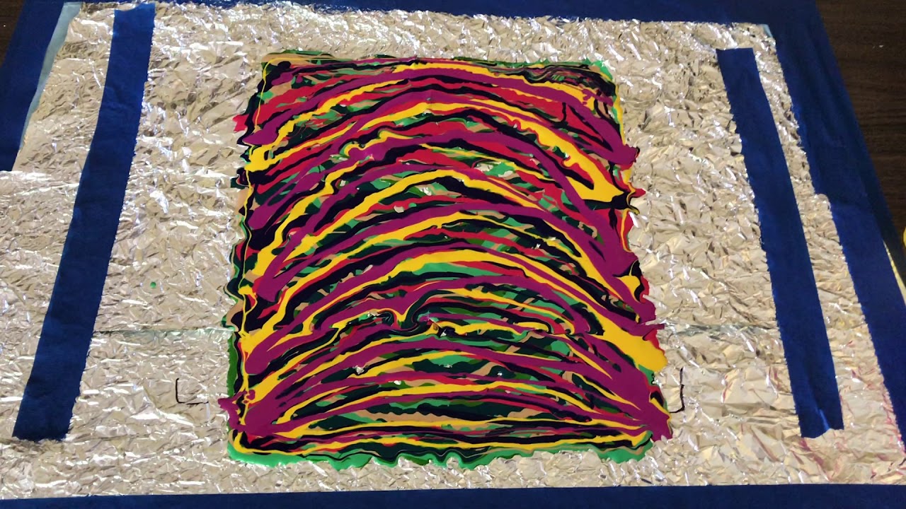 #92 Crinkled Tin Foil Dip.