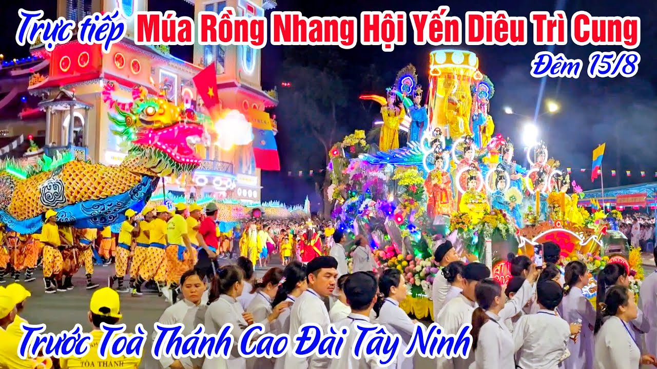 Trực Tiếp Múa Rồng Nhang Đại Lễ Hội Yến Diêu Trì Cung 2025