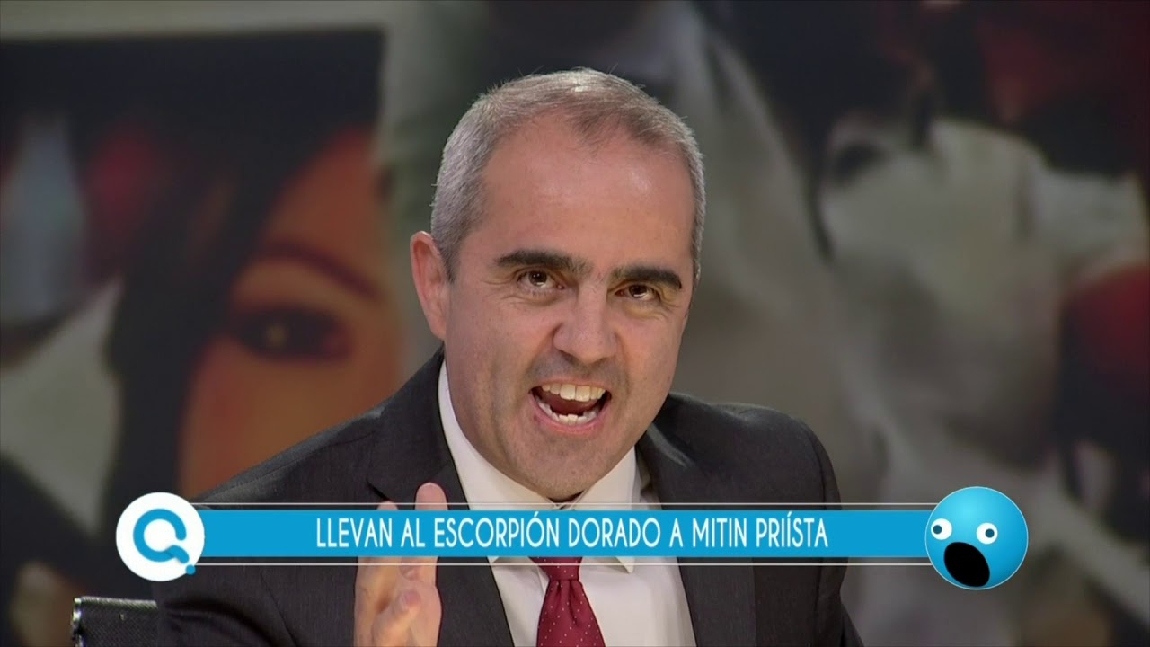 Llevan a un 'Escorpión Dorado' a un mitin del PRI | Qué Importa