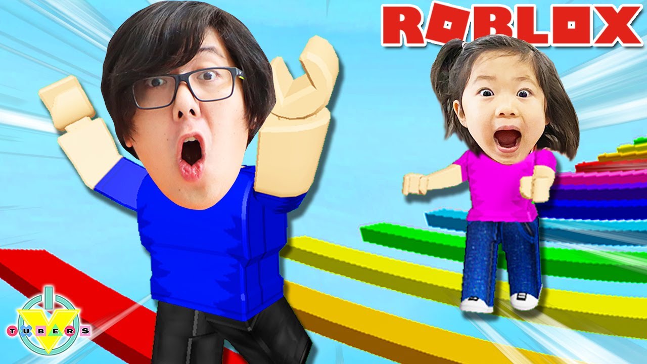Emma and Daddy Play Hide N Seek in Roblox!! Fun Family Games