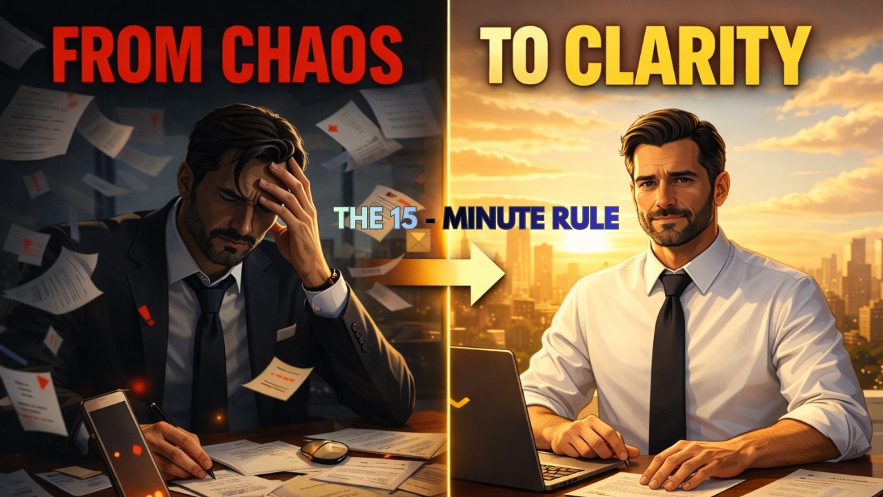 The Truth About Organizing Your Mind l He did this for 15 minutes a day