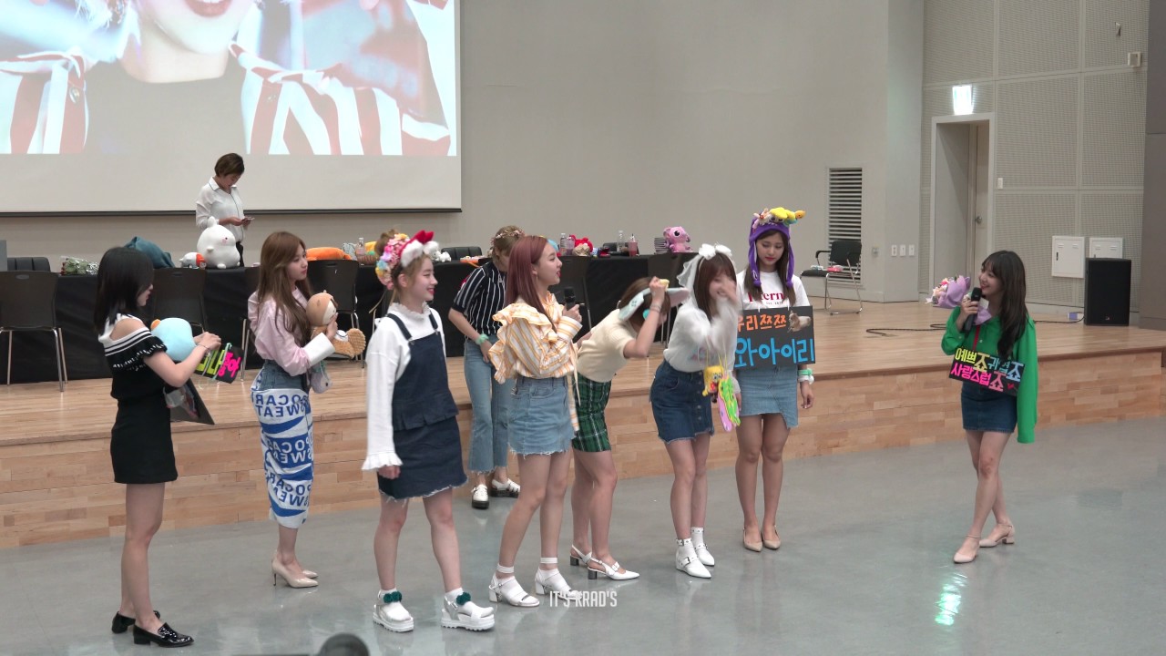 170525 트와이스 TWICE 상암 팬사인회 - 엠카 1위 수상 소감 ~ 시그널 직전