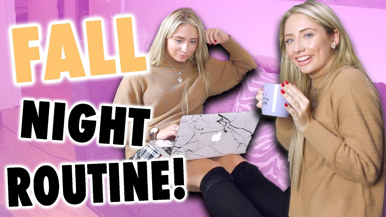 MY AUTUMN/WINTER NIGHT ROUTINE!! 2016 | Saffron Barker