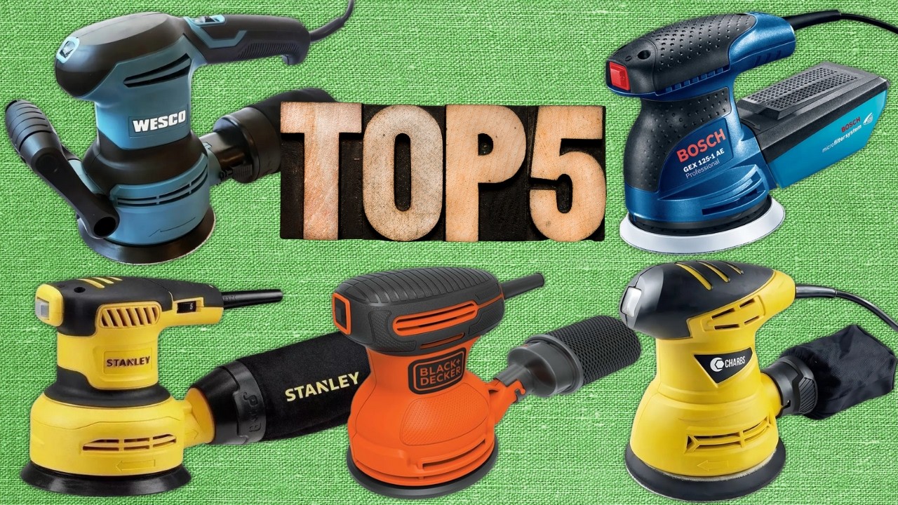 A Melhor Lixadeira Roto Orbital Custo Benefício! Análise de 5 Modelos (Bosch, Wesco, Stanley e Mais)