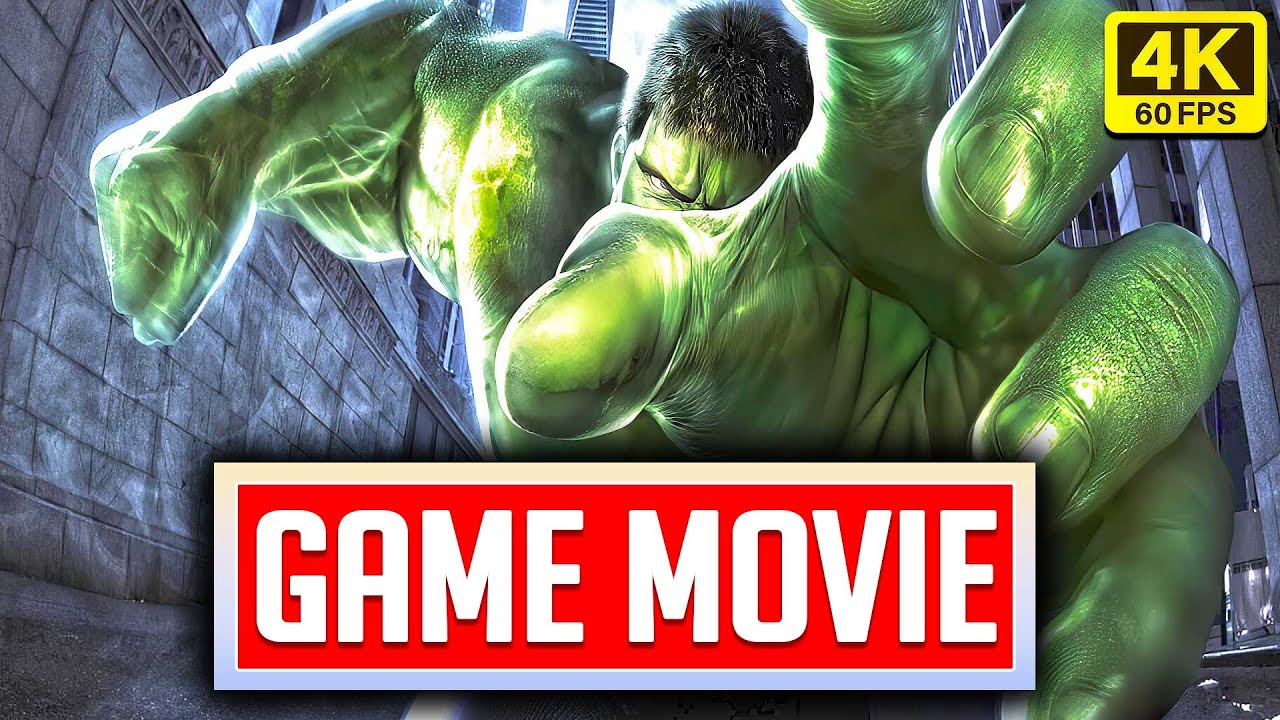 HULK 2003 - ALL CUTSCENES (Game Movie) [4K 60FPS]
