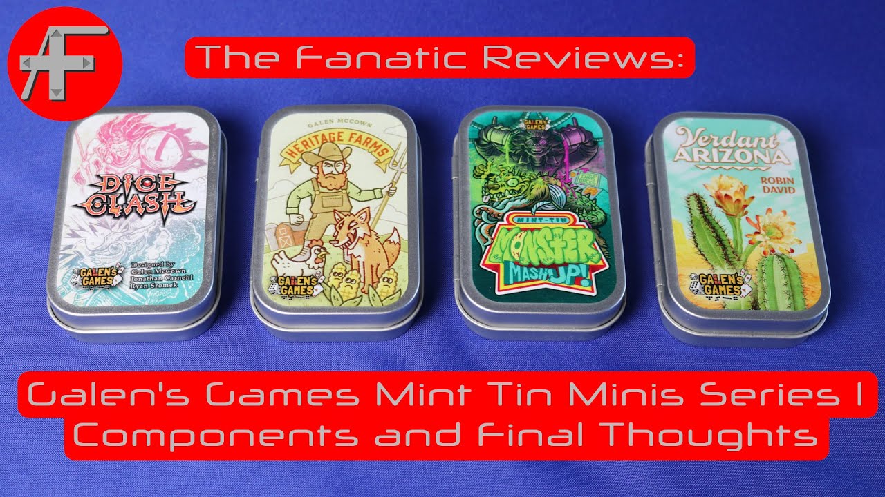 Обзор от Fanatic: Серия мини-игрушек Mint Tin Mini Series 1 от Galen Games — качество компонентов...