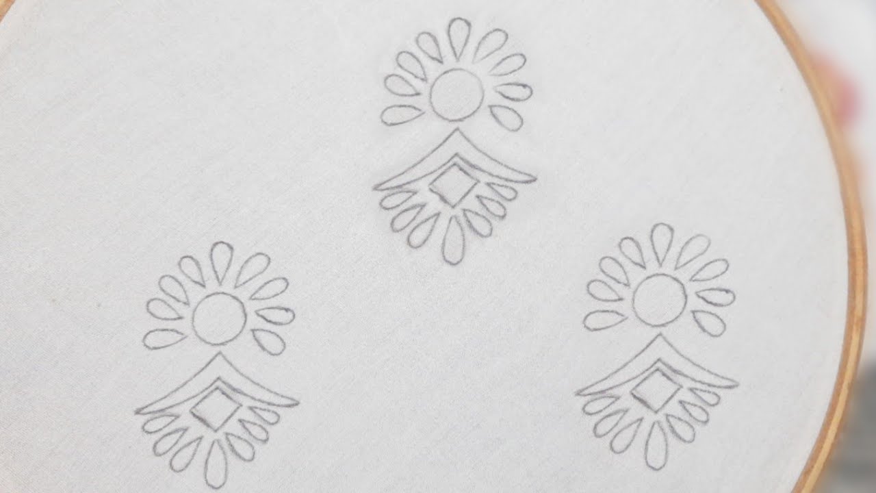 New All Over Motif Design for Dress/Kurti (Hand Embroidery Work)