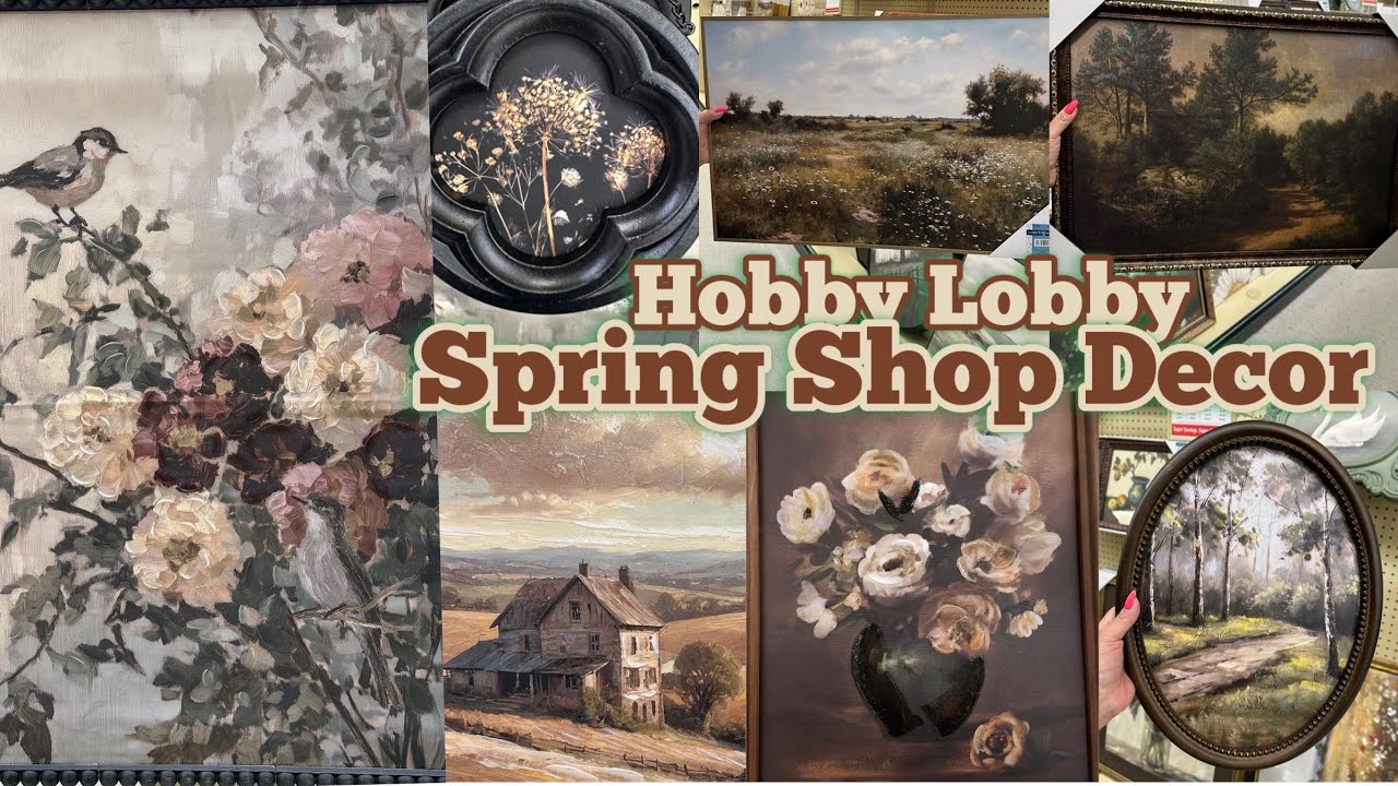 ￼ Hobby Lobby Spring 2026 | BEAUTIFUL Frames for Spring Home Decor 🌸