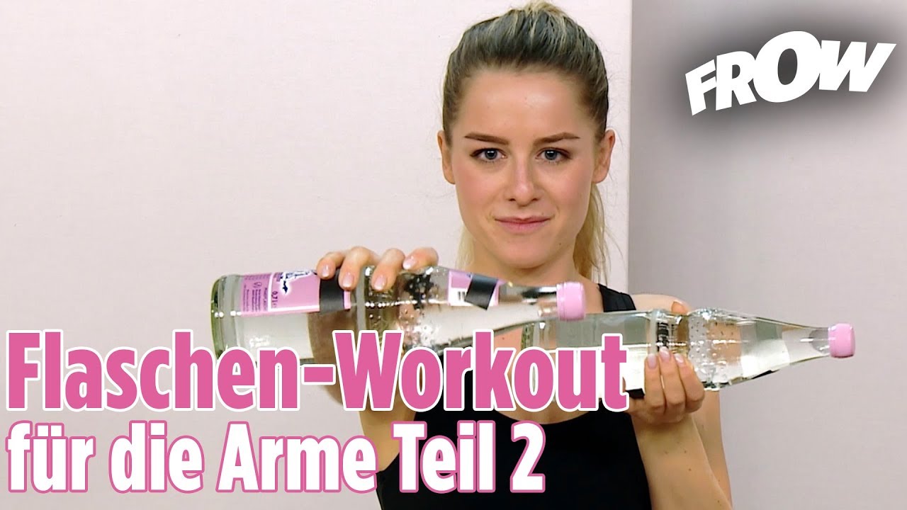 Flaschen-Workout | Mach deine Arme fit mit zwei Liter Wasser Teil 1
