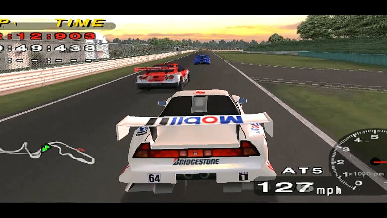 PCSX2 Driving Emotion Type-S: Mobil 1 NSX [Suzuka Circuit] Simulator Mode vs JGTC
