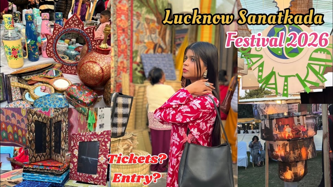Sanatkada Lucknow Festival 2026 || Lucknow’s biggest Exhibition || Safed Baradari Festival Lucknow