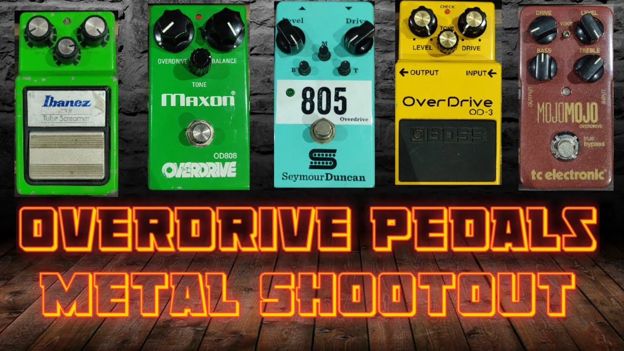 Overdrive Pedal Shootout | Metal | Ibanez | Maxon | Boss | Seymour Duncan | TC | Gear Vlogs # 29
