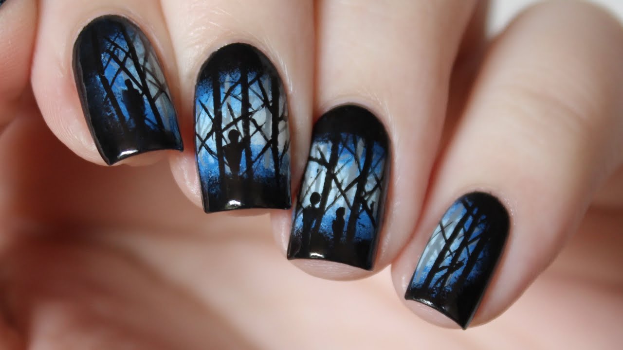 FEAR of THE DARK NAIL ART | FINGER FEAR FRIDAY