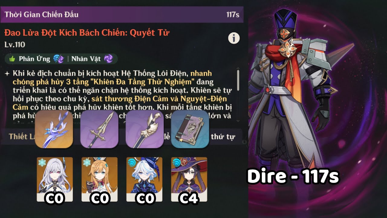 [6.3 Stygian Onslaught] Skirk C0R1 Dire Shock Trooper 117s (ft. C0 - 4 Stars Weapon Support)