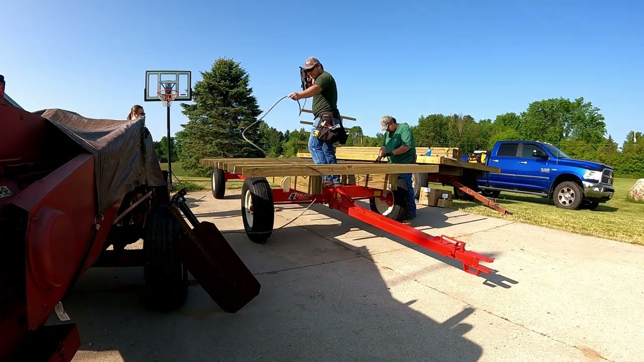 Building a Hay Wagon