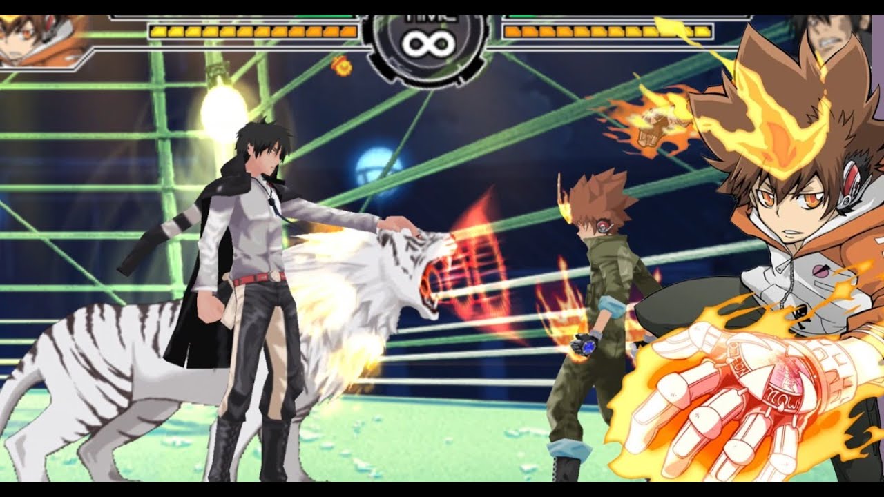 Tsuna VS Xanxus - Katekyoo Hitman Reborn! Battle Arena 2 Gameplay