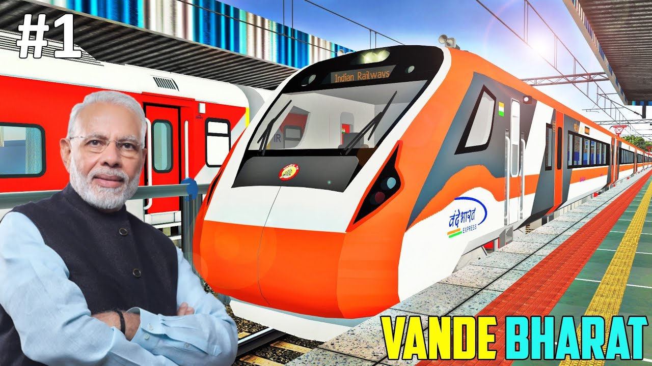 Vande Bharat Express Train Journey in Train Simulator - PC FHD GamePlay !