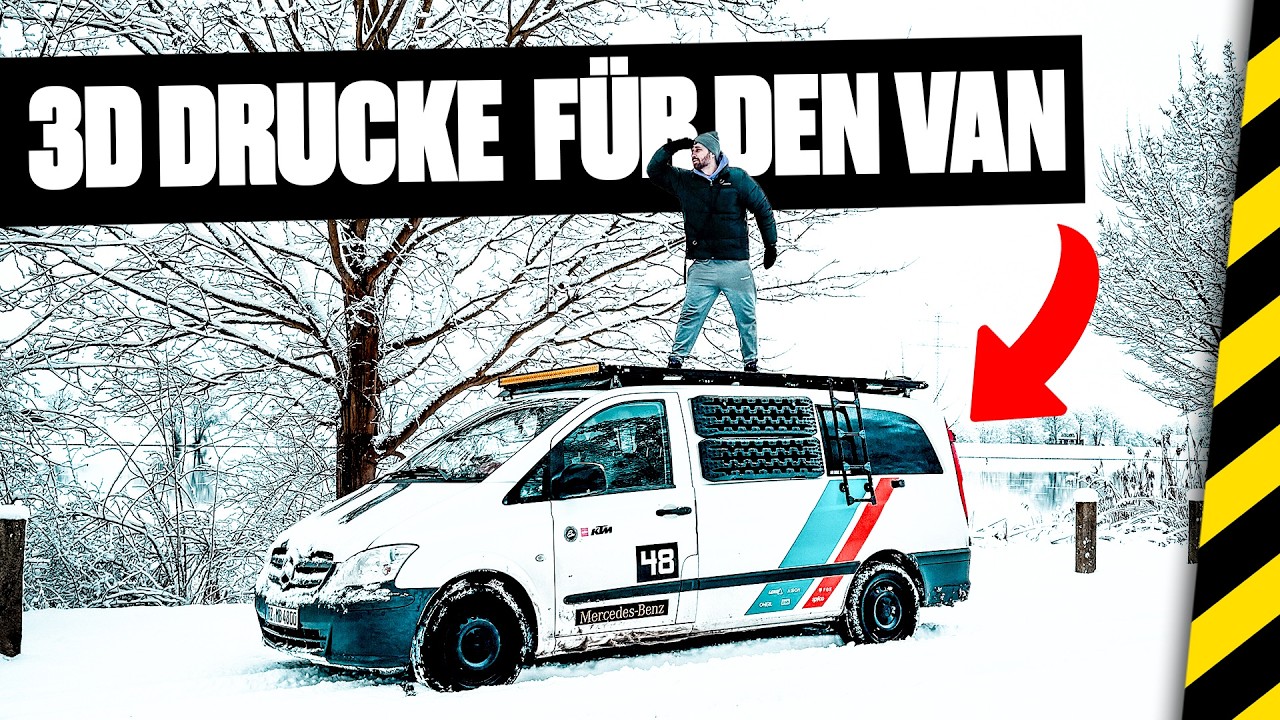 TEILE drucken für den VITO // 3D Druck // VAN UMBAU F.32