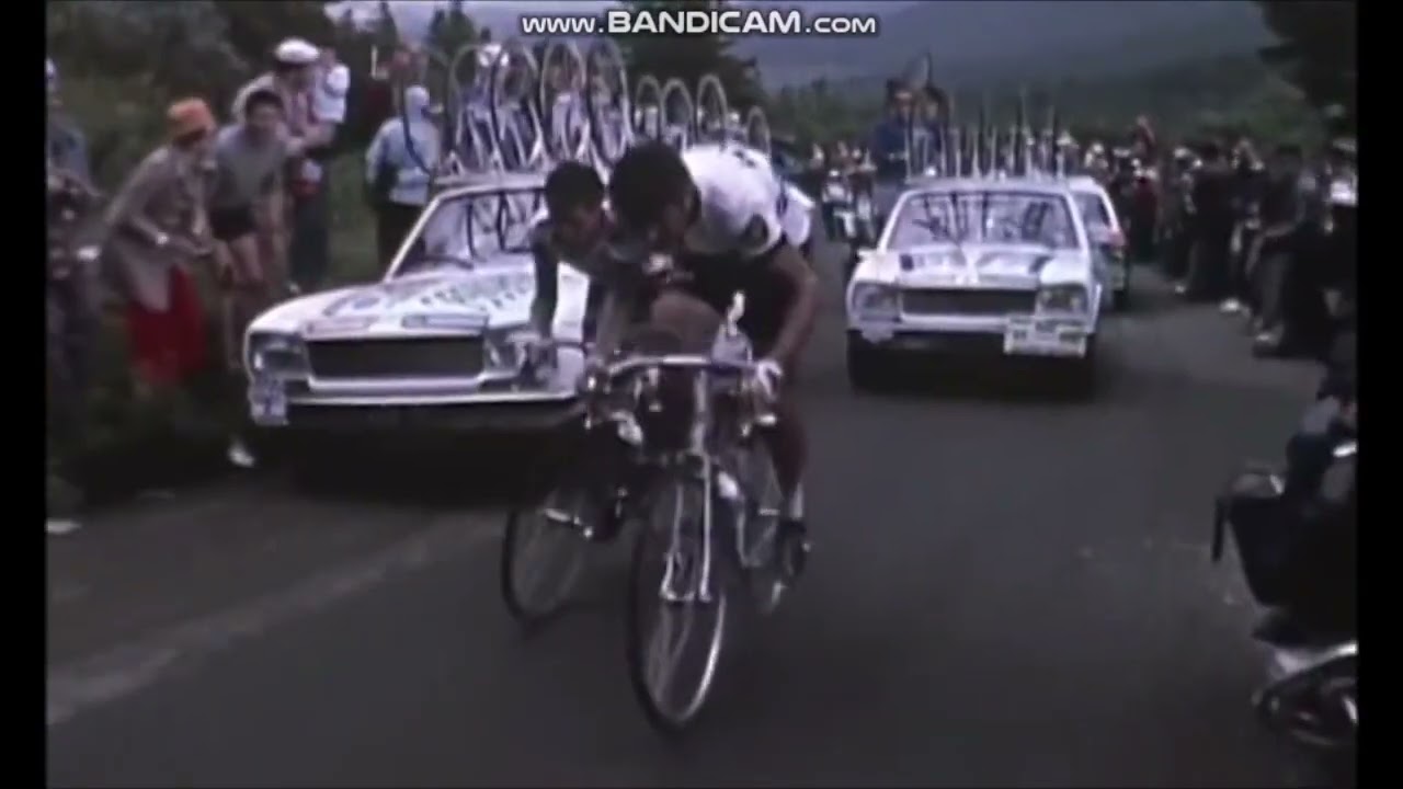 Tour de France 1975 - Stage 14 - Lucien van Impe wins at Puy de D&ocirc;me