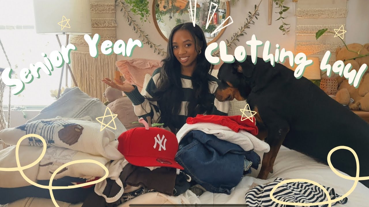 Senior year back to school clothing haul 2025
