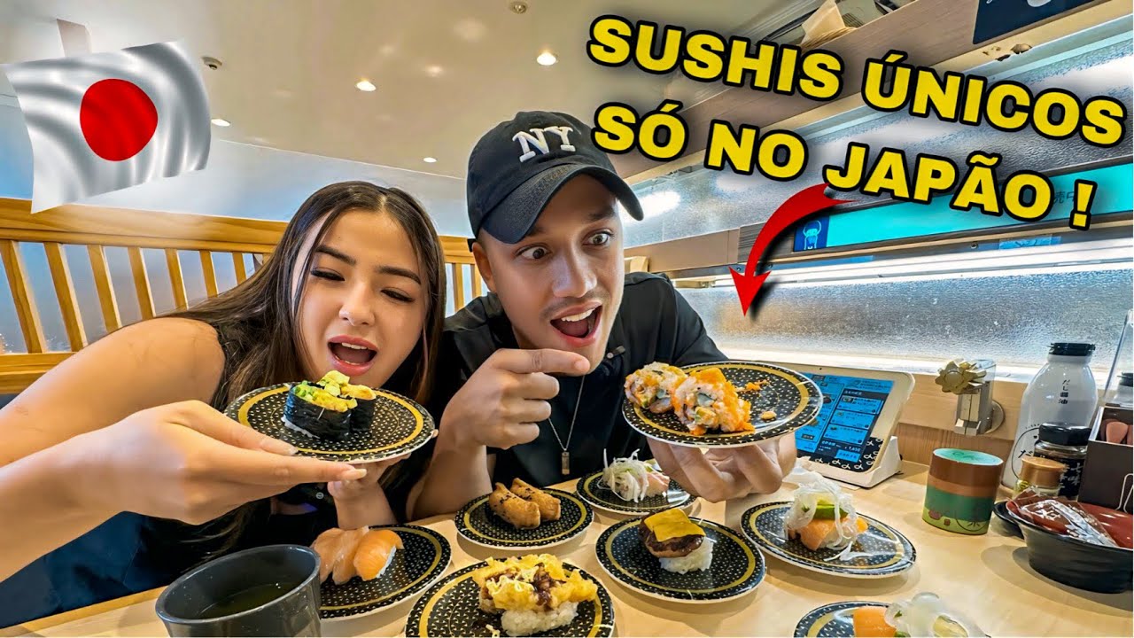 Melhor Sushi na Esteira do Japão!