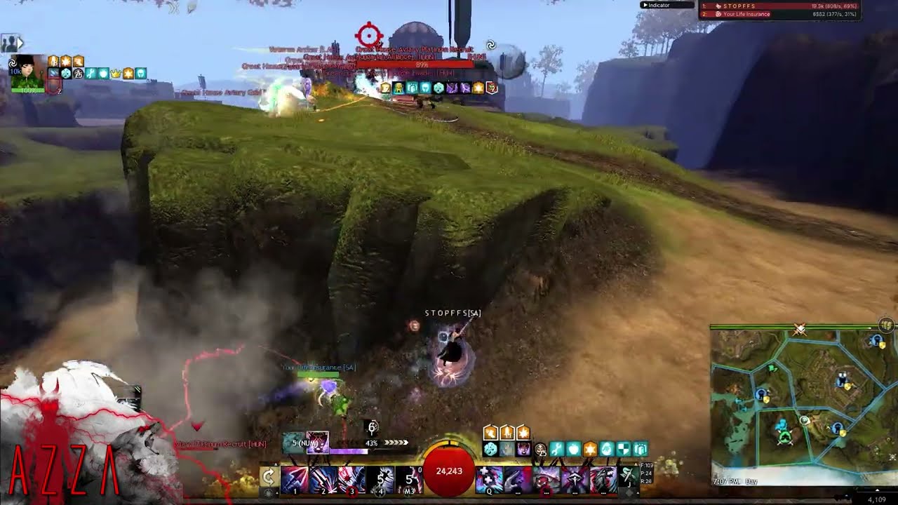 Guild Wars 2 WvW Roaming 2v10+ with @chunsu2337 V2