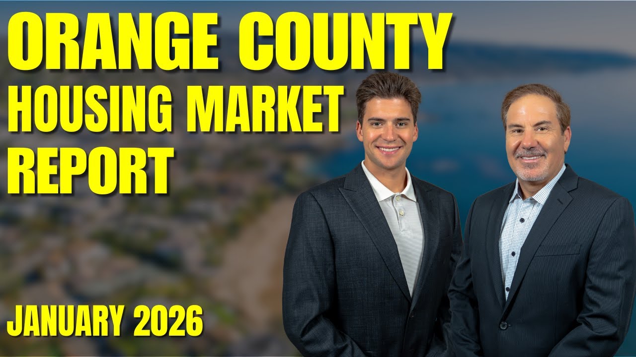 Orange County Housing Market Update January 2026 | Inventory, Demand, And Market Time Explained