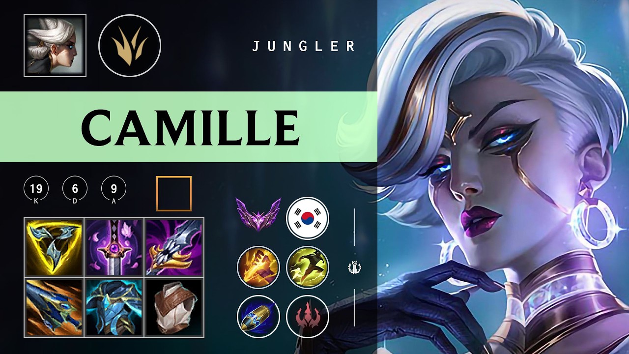 Camille Jungle vs Zac - KR Master Patch 26.03