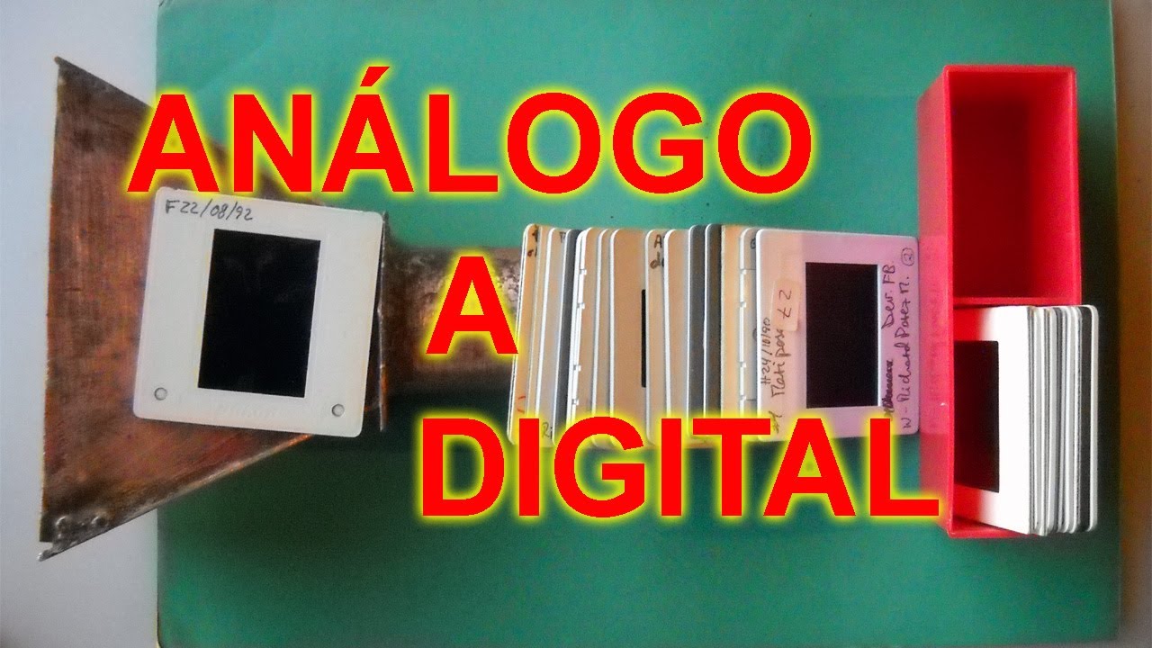 Como hacer una copiadora de diapositivas a digital con cámara compacta