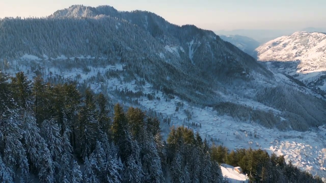Khyber Pakhtunkhwa by Drone - Ayubia National Park in Winter