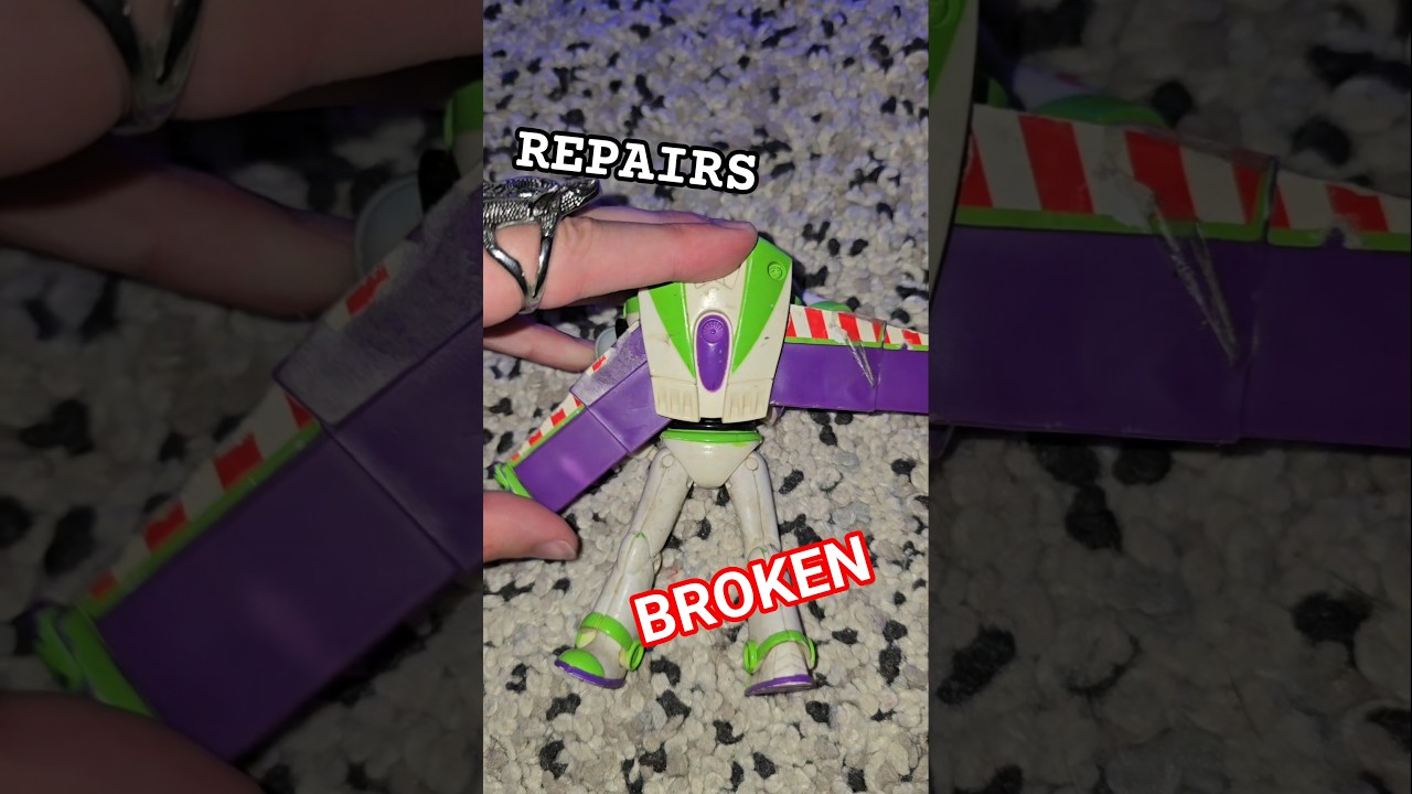 he is played with again! 🥺🥺😭 #buzzlightyear #toystory #nostalgia