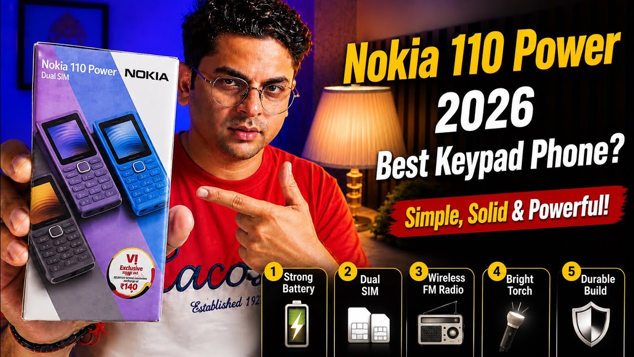 Nokia 110 Power 2026 Unboxing & Full Review | Worth Buying?