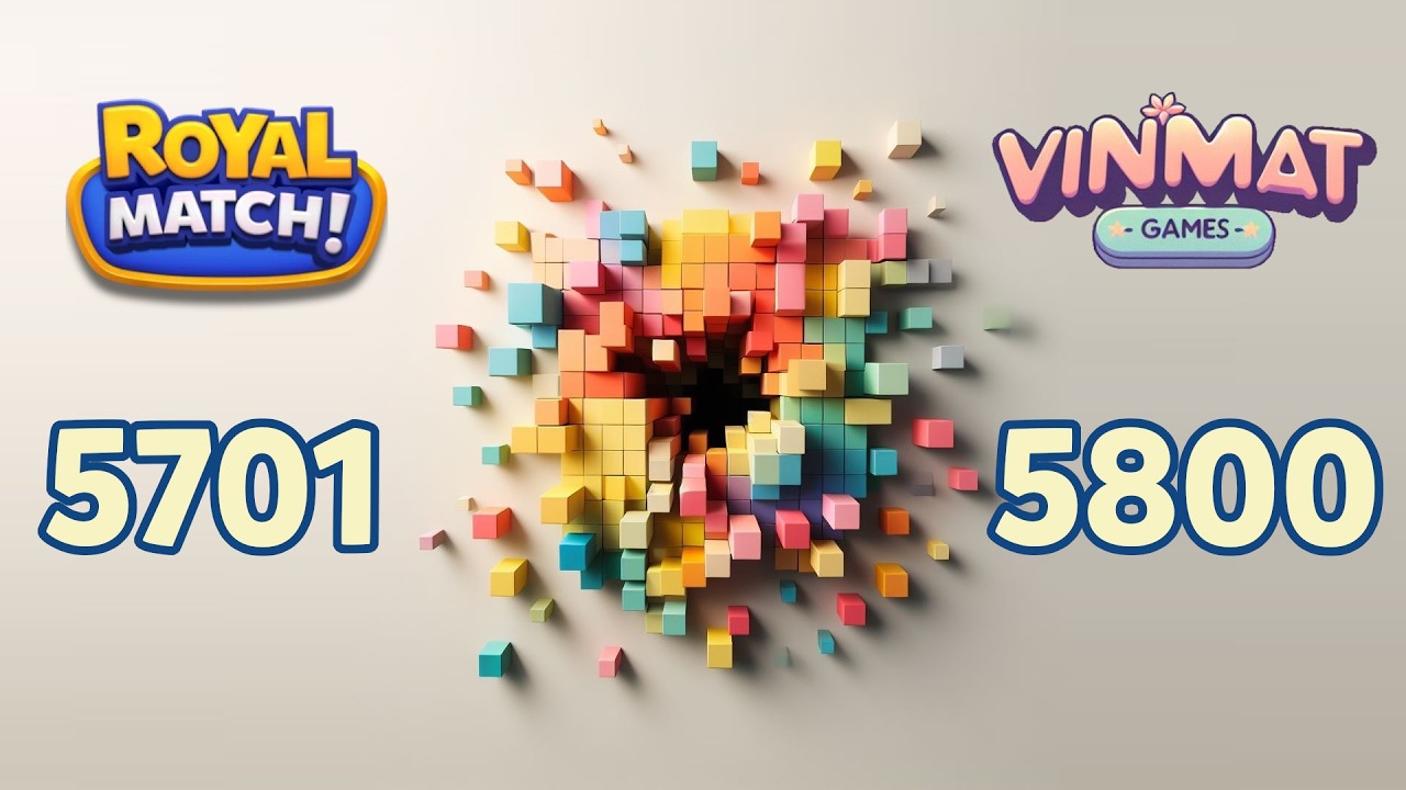 Royal Match - Level 5701 - Level 5800 Gameplay #games #royalmatch #royalmatchgameplay #로얄매치