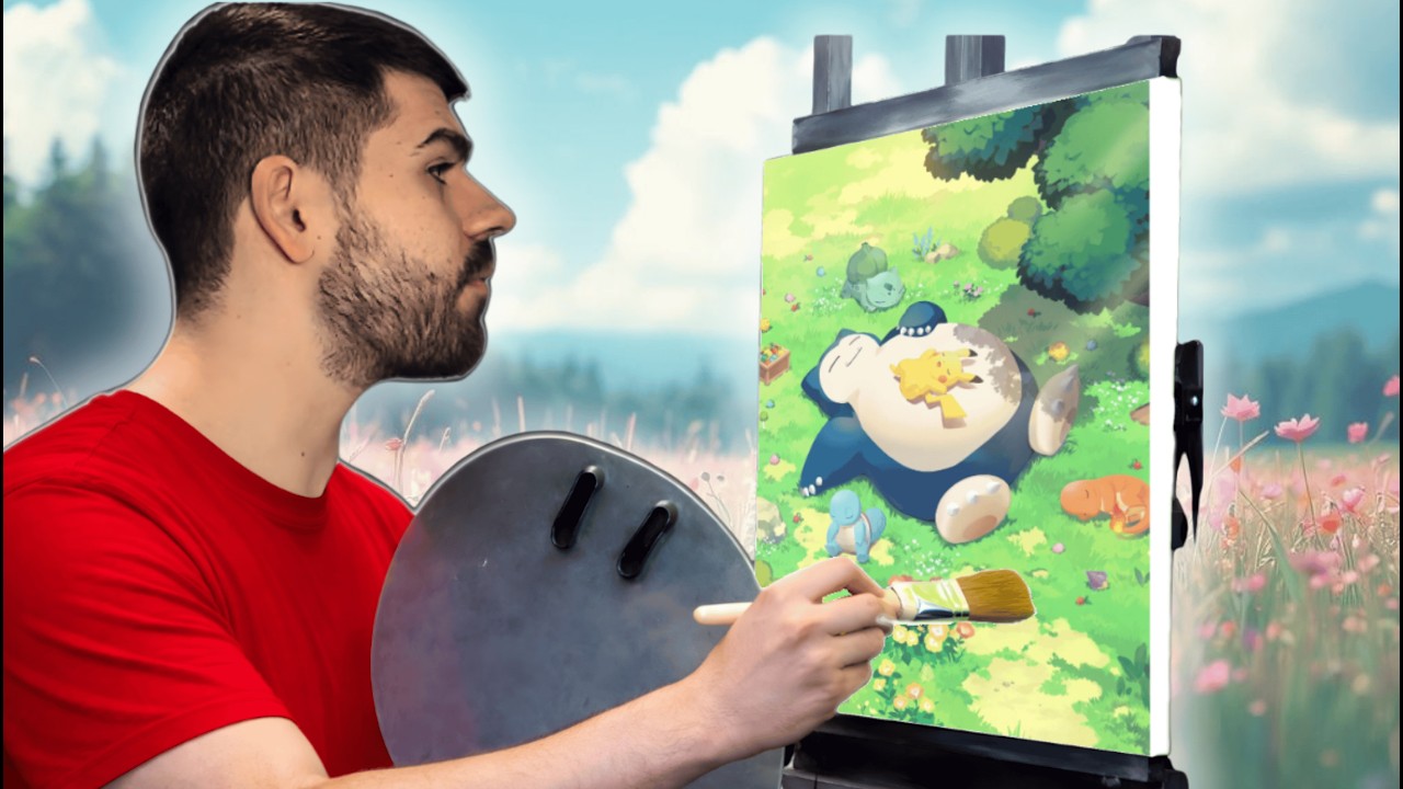 PINTÉ UN POKÉMON… ¿SIN SABER PINTAR?